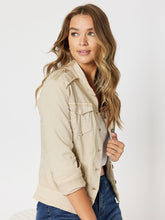 Maggie Military Denim Jacket