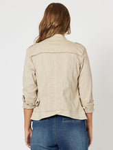 Maggie Military Denim Jacket