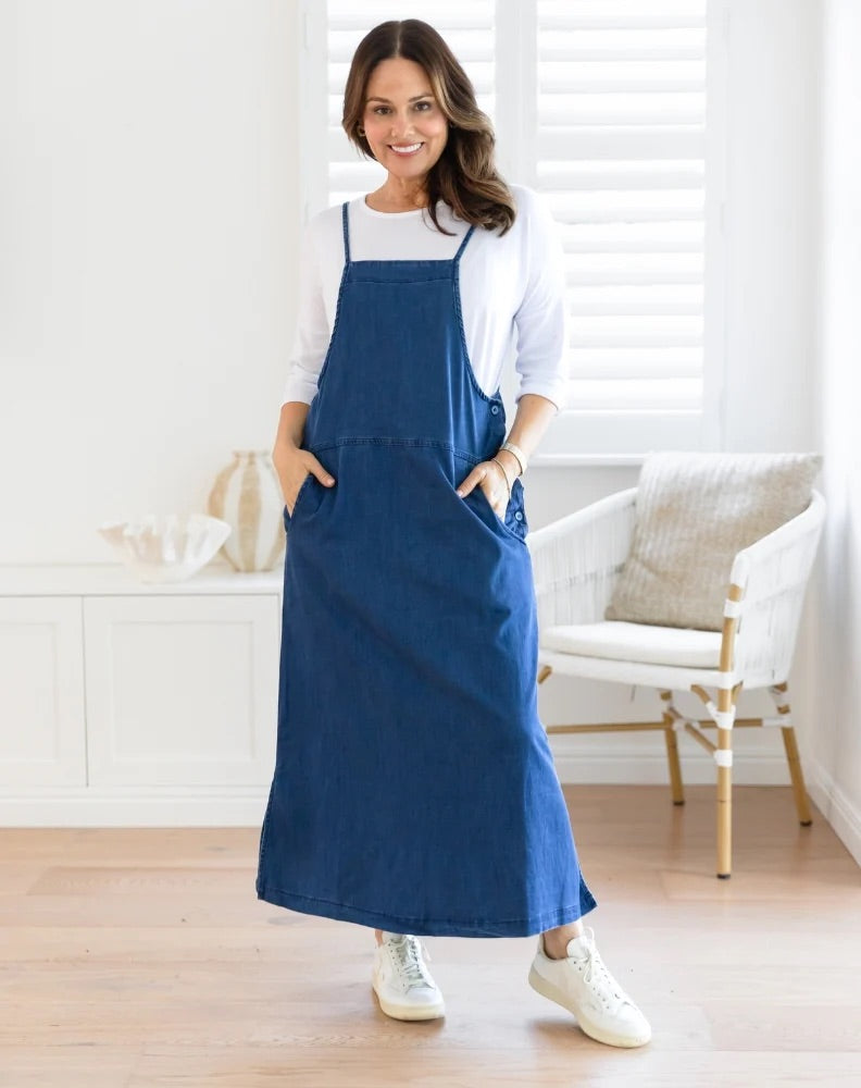 Demy Denim Apron Dress – Sadie and Co
