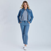 Maggie Military Denim Jacket