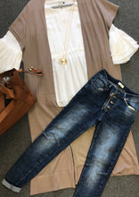 Italian Star Button Zip Denim Jeans V2