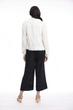 Linen Blend fringe Jacket