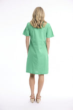 Linen Blend Shift Dress