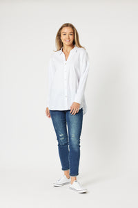 Meg Pull On Distressed Jean