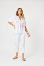 Pina Colada Embroidered Top