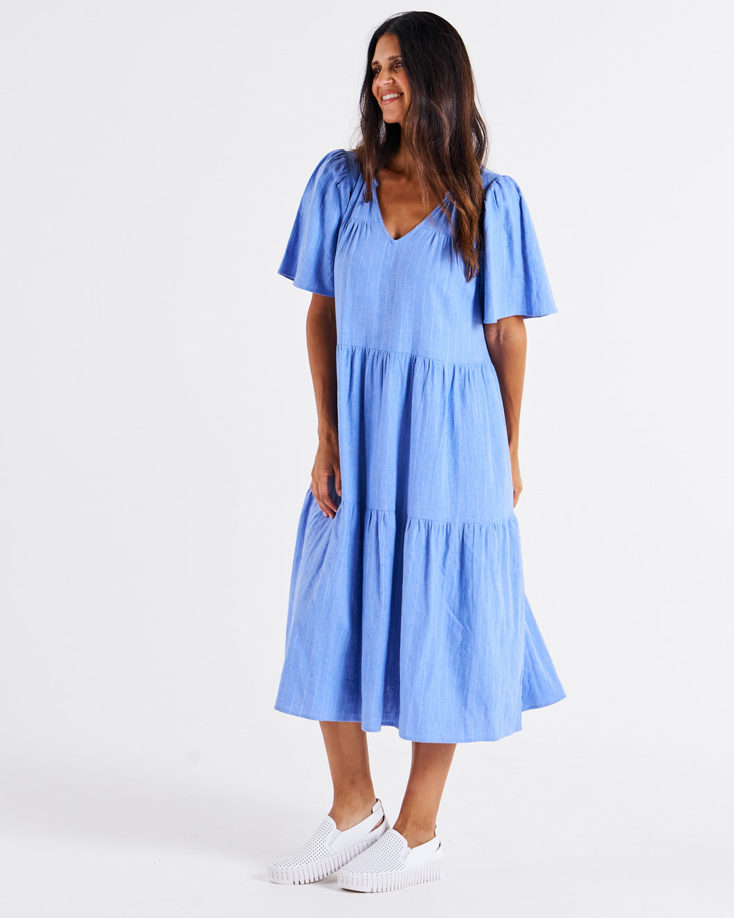 Regina Linen Blend Dress