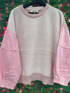 Mae Mixed Knitted Jumper