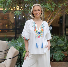 Mavis Embroidered Top