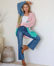 Halle Block Knit Cardigan