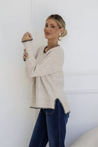 Canyon Blanket Stitch Jumper