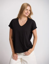 Soho Cuff V Neck Tee