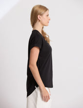 Soho Cuff V Neck Tee