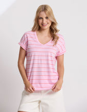 Soho Cuff V Neck Tee