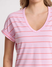 Soho Cuff V Neck Tee
