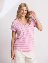 Soho Cuff V Neck Tee