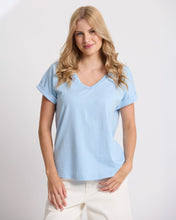 Soho Cuff V Neck Tee