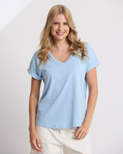 Soho Cuff V Neck Tee