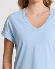 Soho Cuff V Neck Tee