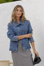 Stacey Denim Zip Jacket