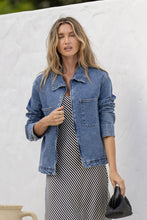 Stacey Denim Zip Jacket