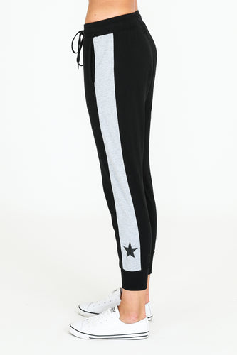 Contrast Panel Star Jogger