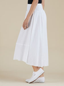 Textured Cotton Skirt