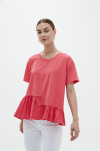 Flange Hem Top