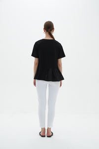 Flange Hem Top