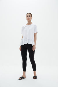 Flange Hem Top