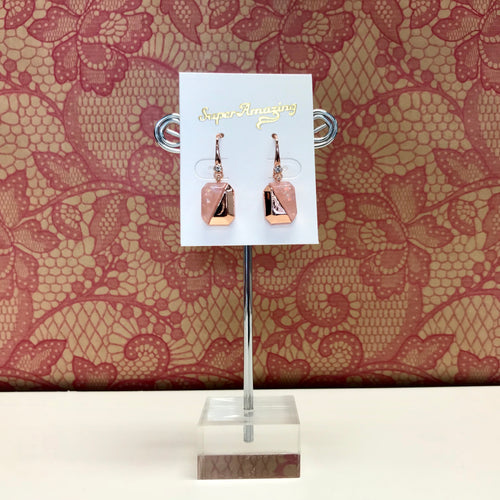 Multicolour Square Drop Earrings