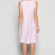 Lyn Linen Luxe Pink Dress